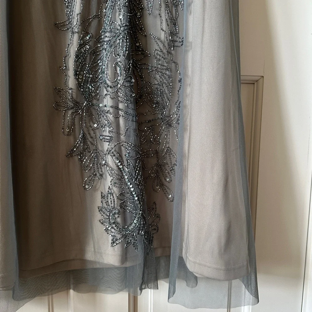 NWT Adrianna Papell Beaded Gown, Anthropologie BHLDN - Picture 3 of 9